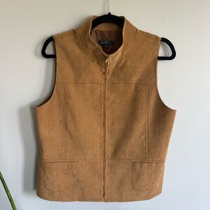 Tan‎ Suede Vest